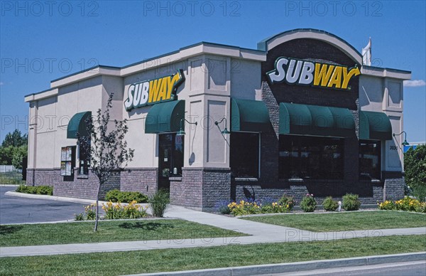 2000s America - Subway Restaurant, Meridian, Idaho 2004