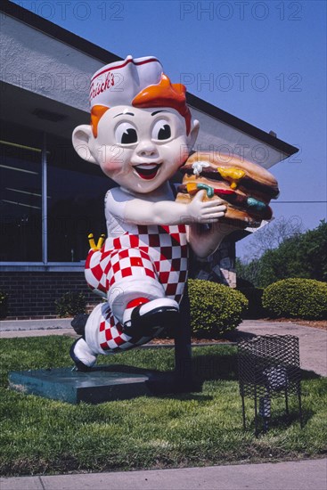 1980s America -  Frisch's Big Boy, Lancaster, Ohio 1989