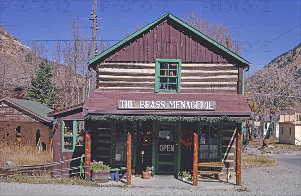 1990s America -  The Brass Menagerie, 7th Street, Georgetown, Colorado 1991