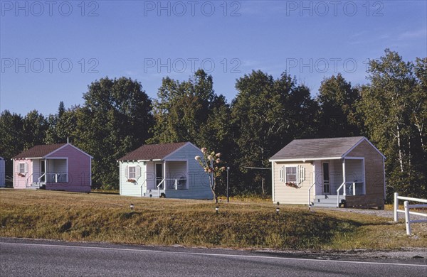 1990s United States -  Sunset Motor Court, Trenton, Maine 1995