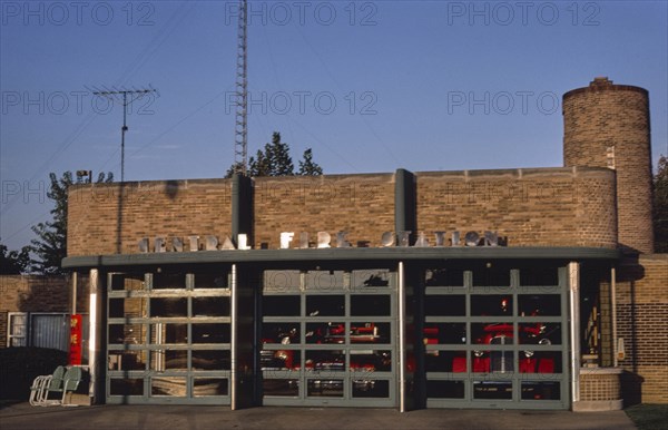 1970s United States -  Fire Department, Columbus, Indiana 1977