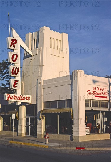 1980s America -  Rowe Furniture, Billings, Montana 1980