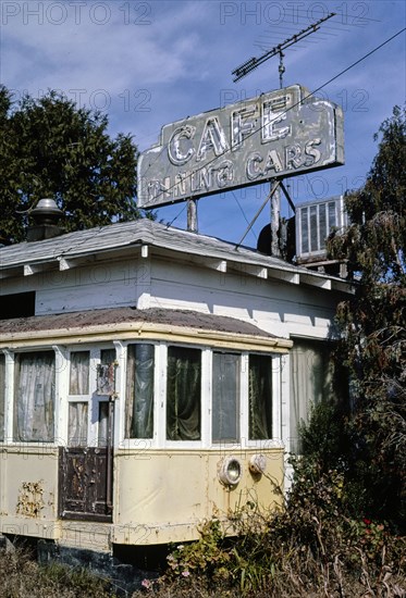 1980s America -   Dining Cars Cafe, Buellton, California 1985