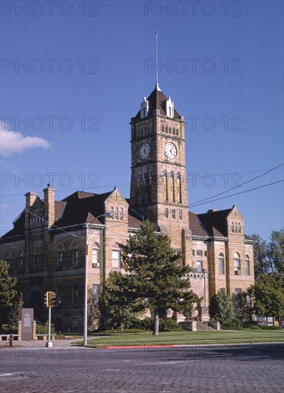 1990s United States -  Mitchell County Courthouse, Beloit, Kansas 1993