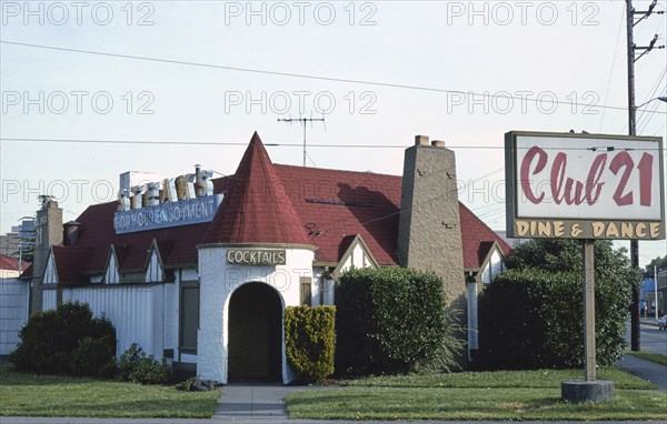 1970s America -  Club 21, Portland, Oregon 1976