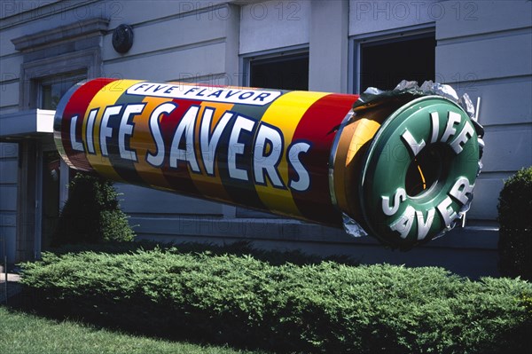 1980s America -  Lifesaver factory, Port Chester, New York 1982