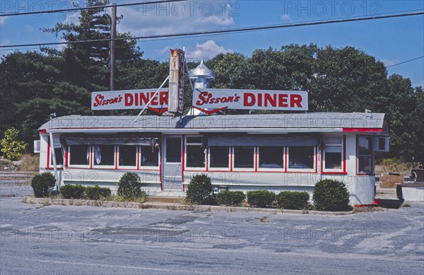 1980s America -   Sission's Diner, South Middleboro, Massachusetts 1984