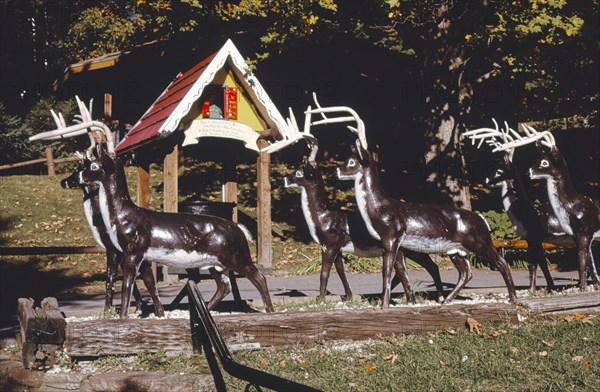 1990s America -   Santa's Workshop, North Pole, New York 1995