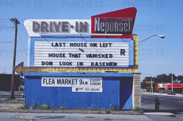 1980s America - Neponset Drive-In, Dorchester, Massachusetts 1984