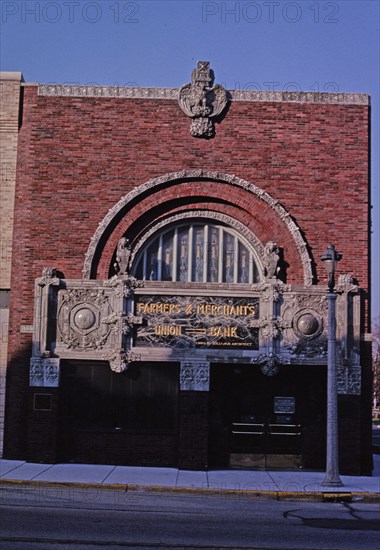 2000s United States - Farmers and Merchants Union Bank, James Street, Columbus, Wisconsin 2008