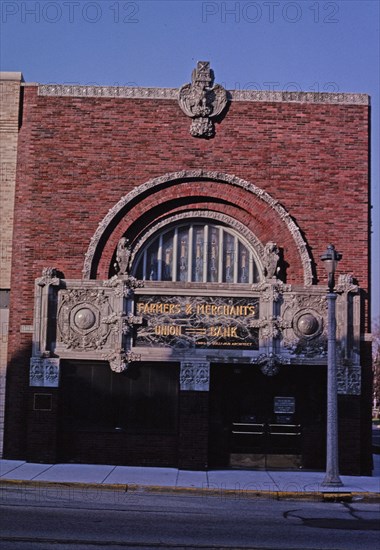 2000s United States -  Farmers and Merchants Union Bank, James Street, Columbus, Wisconsin 2008