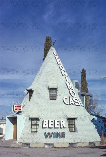 1970s America -  Geronimo's Castle Bar, Bowie, Arizona 1979