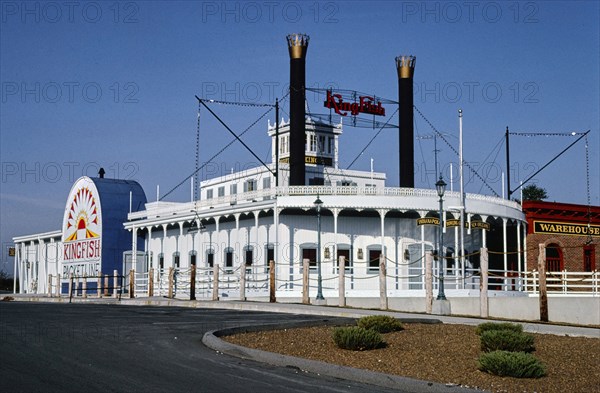 1970s America -   Kingfish Restaurant, Bowling Green, Kentucky 1979