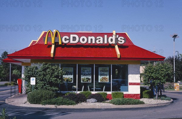 2000s America - McDonald's, Spring Valley, Illinois 2003