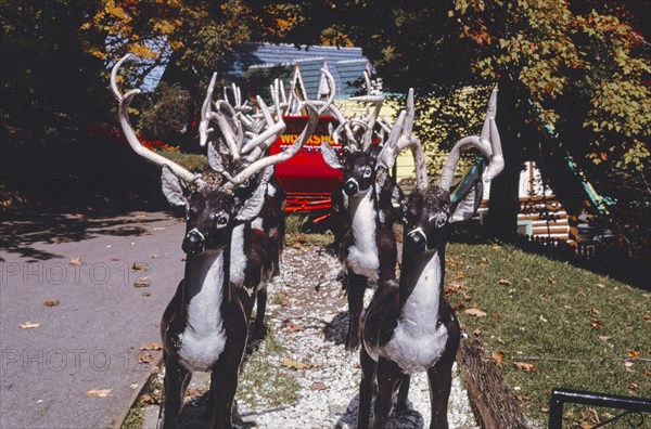 1990s America -   Santa's Workshop, North Pole, New York 1995