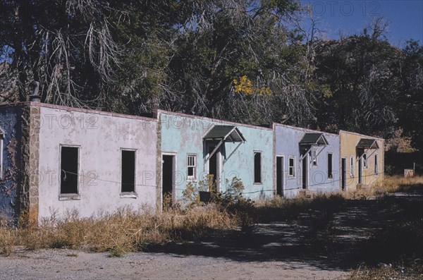 1990s United States -  Wiley's Resort Motel, Dinosaur, Colorado 1991