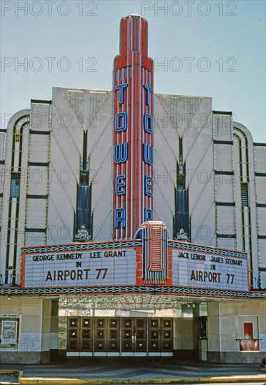 1970s America -  Tower Theater, Houston, Texas 1977