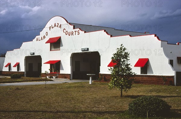 1970s United States -  Alamo Plaza Hotel Courts, Shreveport, Louisiana 1979