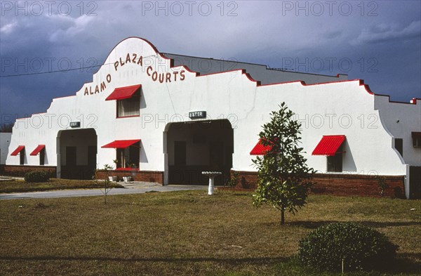 1970s United States - Alamo Plaza Hotel Courts, Shreveport, Louisiana 1979
