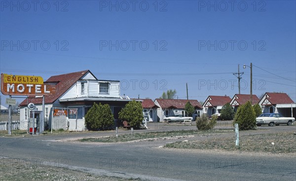 1970s United States - English Motel, Amarillo, Texas 1977