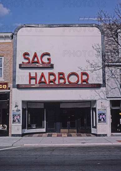 1980s America -  Sag Harbor Theater, Sag Harbor, New York 1988