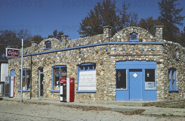 1970s America -  Liquor store, Mountain View, Missouri 1979