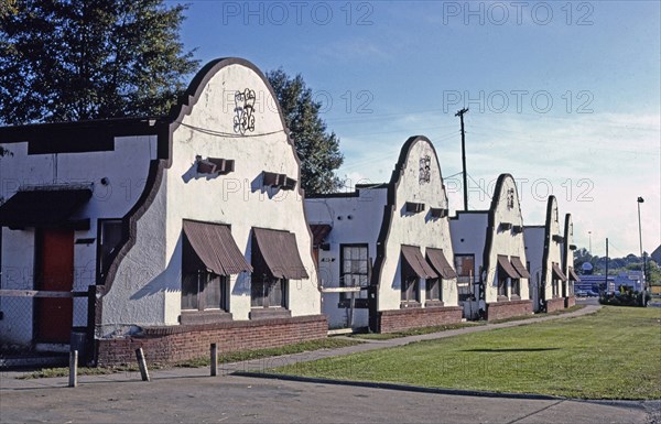 1980s United States - Alamo Plaza Restaurant Motel, Jackson, Mississippi 1986