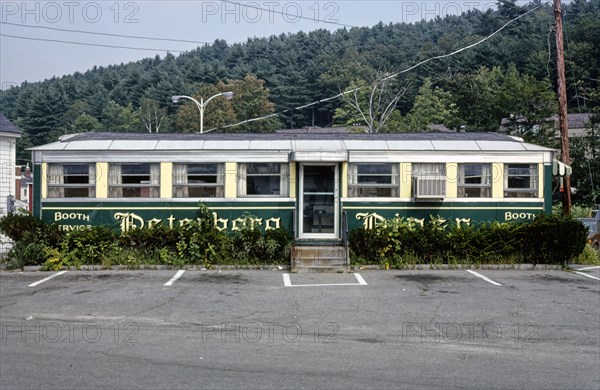 1980s America -   Peterboro Diner, Peterborough, New Hampshire 1979