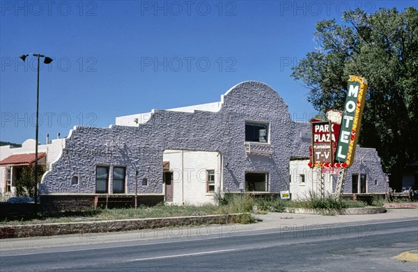 1980s United States - Park Plaza Motel, Raton, New Mexico 1980