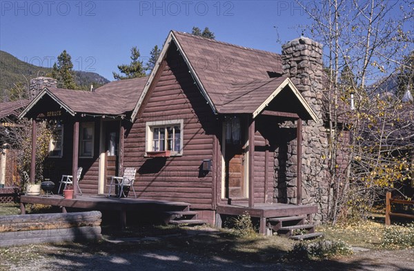 1990s United States -  Wildwood Cabins, Grand Lake, Colorado 1991