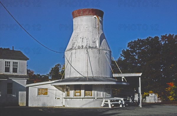 1970s America -  Milk Can, Lincoln, Rhode Island 1978