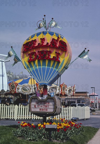 2000s America -  Ella's Deli sign, Madison, Wisconsin 2008