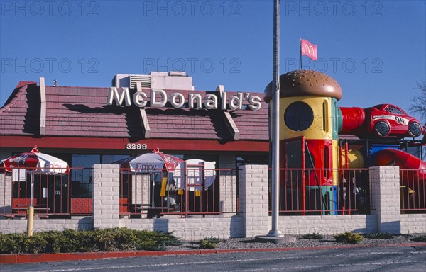 2000s America -   McDonald's, Santa Fe, New Mexico 2003