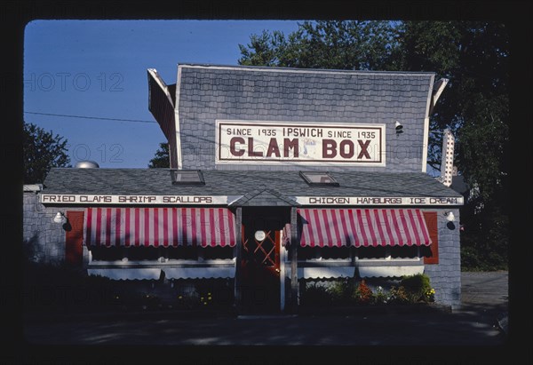 1980s America -   Clam Box, Ipswich, Massachusetts 1984