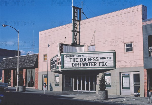 1970s America -  Kenworthy Theater, Moscow, Idaho 1976