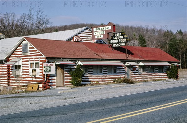 1980s America -   Rolando Woods Inn, Route 16, Blue Ridge Summit, Pennsylvania 1982