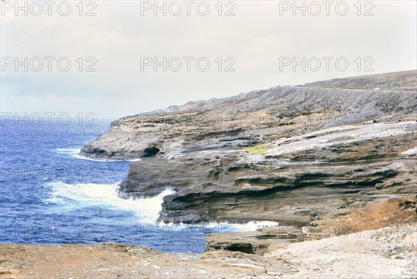 Undeveloped oceanside property in Oahu Hawaii ca. 1973