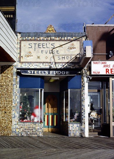 1980s America -  Steel's Fudge, Atlantic City, New Jersey 1985