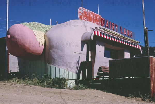 1980s America -  Coney Island Dairyland, Route 285, Aspen Park, Colorado 1980