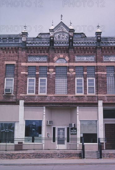 2000s America - The Preston Democrat Building (1903), Fillmore Street, Preston, Minnesota 2003