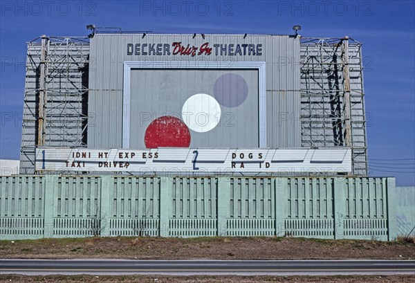 1970s America -  Decker Drive-In, Baytown, Texas 1979