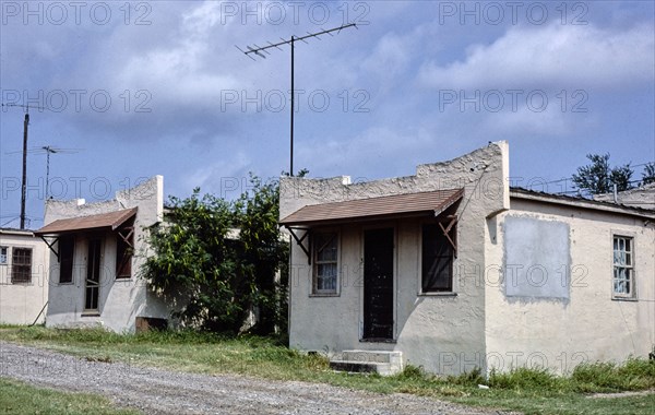 1980s United States -  Cactus Motel, Zapata, Texas 1982