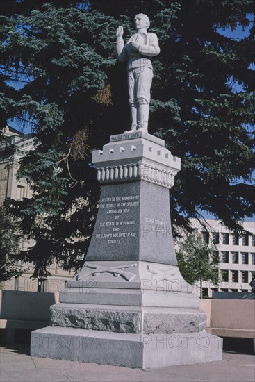 2000s United States -  Monument Spanish American War on State Capitol grounds, Cheyenne, Wyoming 2004