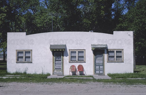 1980s United States -  Anderson Motel, Brady, Nebraska 1982