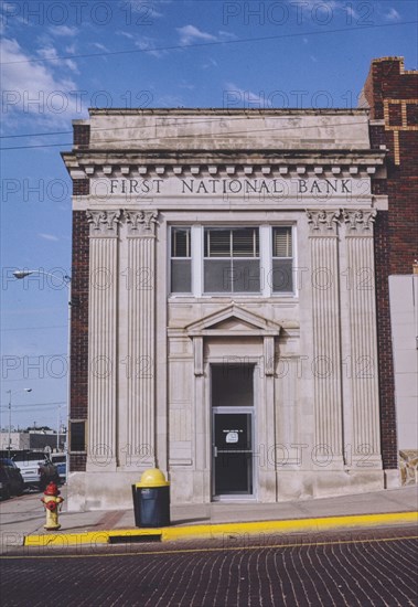 1990s United States - First National Bank, Norris Avenue, McCook, Nebraska 1993