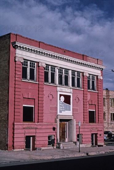 2000s America -  New Mexico Land and Title Building, Las Vegas, New Mexico 2003