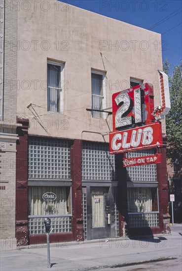 1980s America -  21 Club, Buffalo, New York 1980