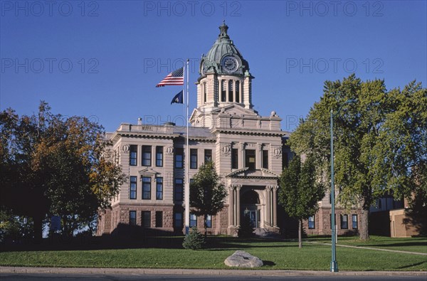 1980s United States -  Martin County Courthouse, Fairmont, Minnesota 1988