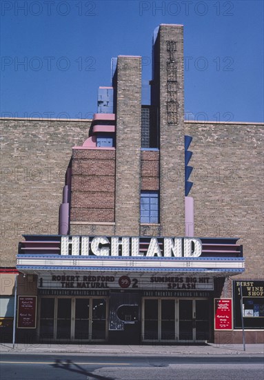 1980s America -  Highland Theater, St Paul, Minnesota 1984