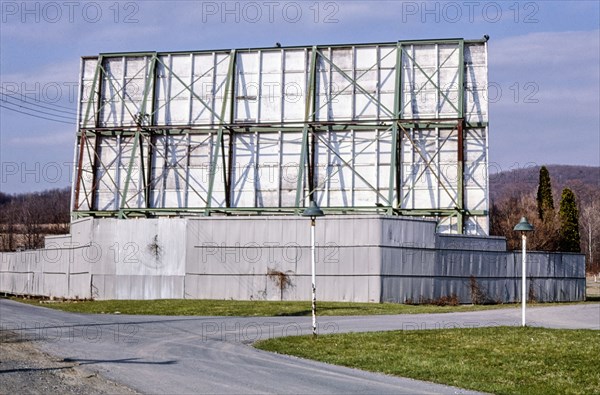 1980s America -  Red Run Drive-in Theater, Route 16, Rouzerville, Pennsylvania 1982